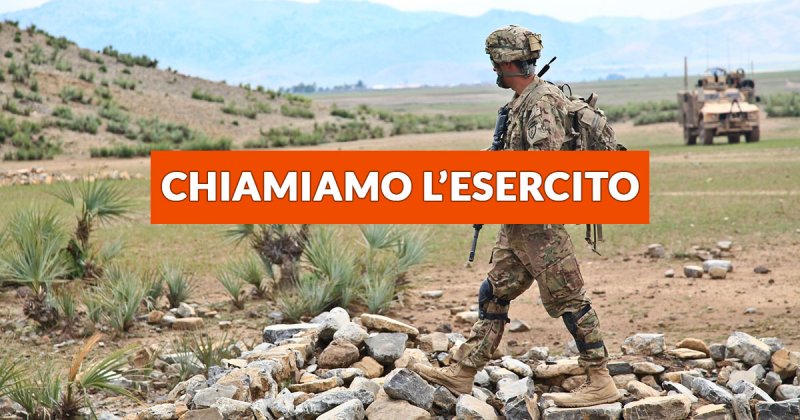 Esercito italiano a presidio delle città